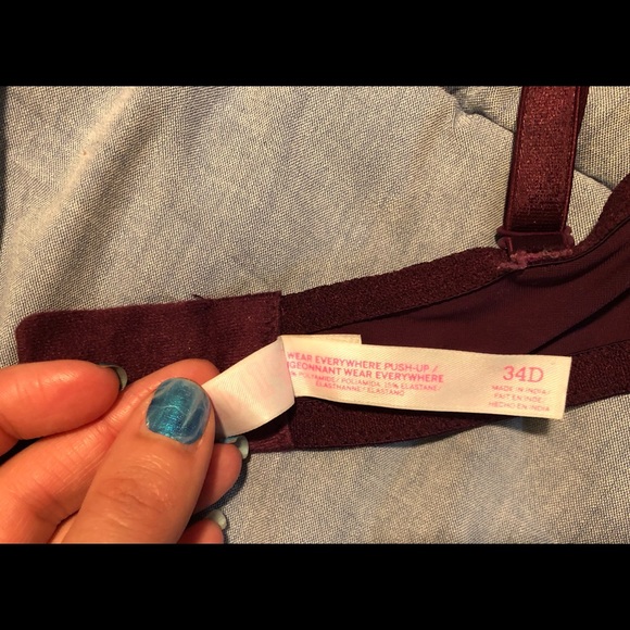 Three Bras by PINK, Blue, Black & Burgundy - Picture 4 of 12